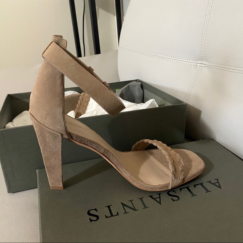 Allsaints Heels Effie Light Caramel